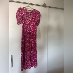 J Crew long floral Dress